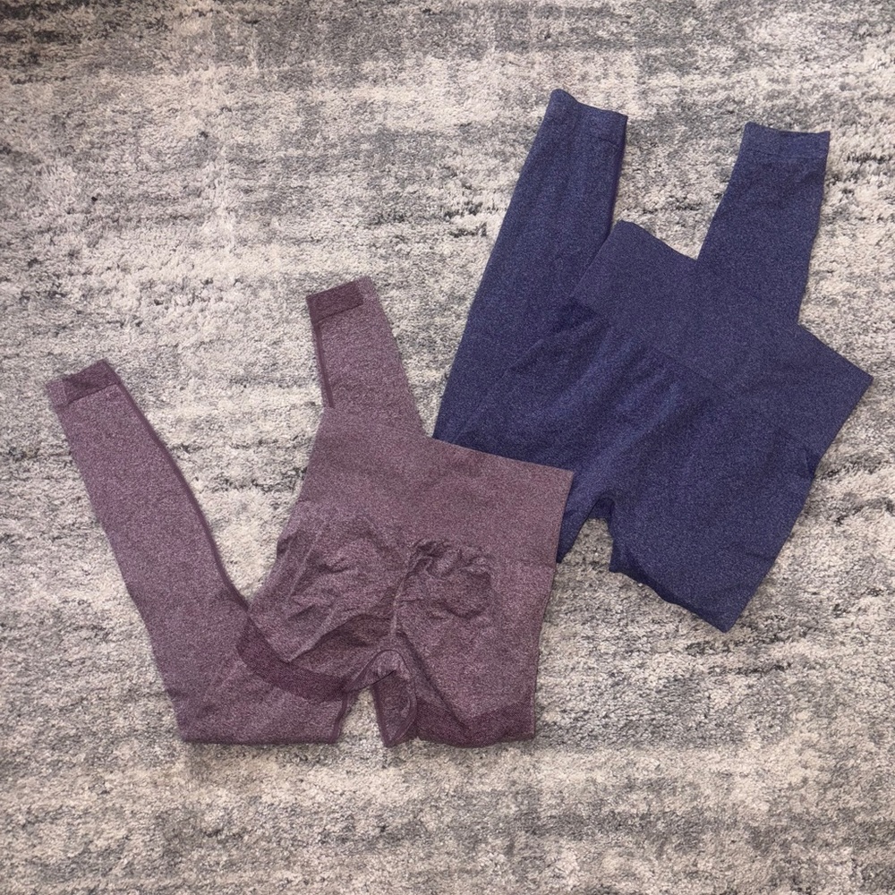 Work out Leggings in Purple and Blue